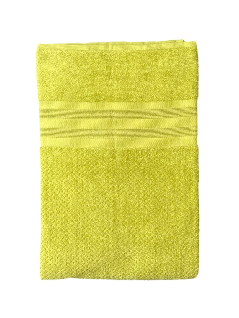 TOALLA GAMUZA BAÑO COMPLETO VERDE 90X160