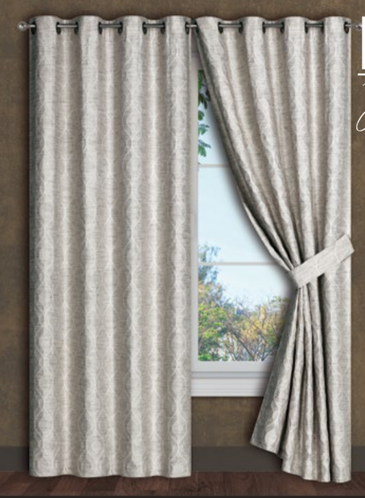 CORTINA REGINA JACQUARD RUSSET