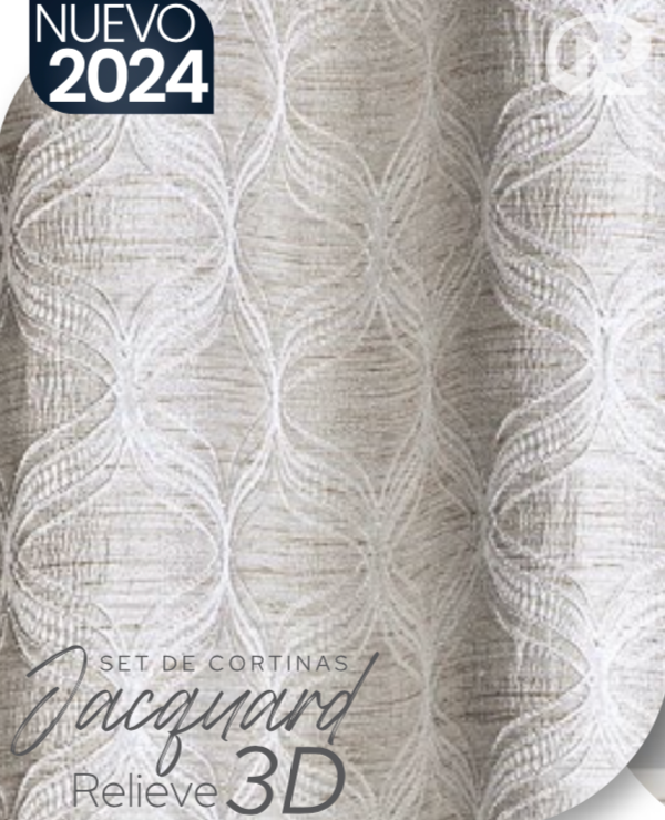 CORTINA REGINA JACQUARD CORALINE