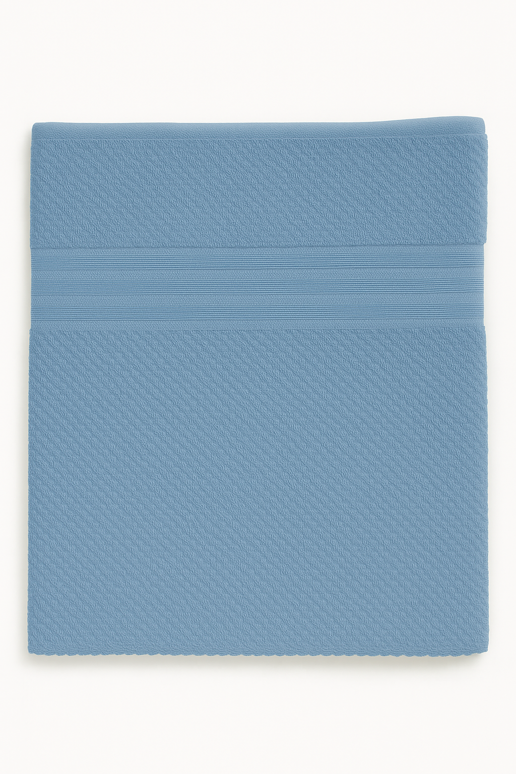 TOALLA GAMUZA BAÑO COMPLETO AZUL PLUMBAGO 90X160
