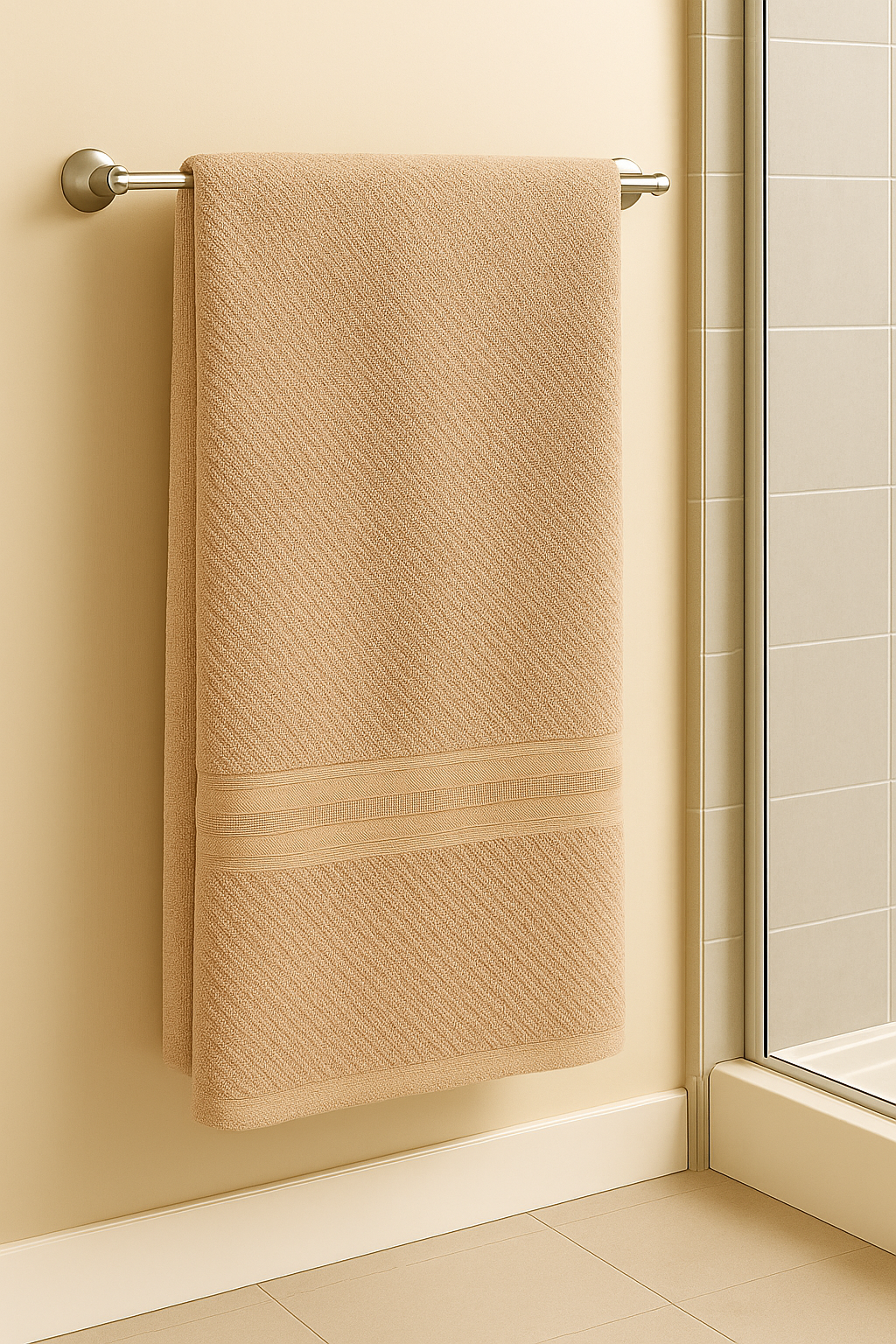 TOALLA GAMUZA MEDIO BAÑO ARENA 70X140