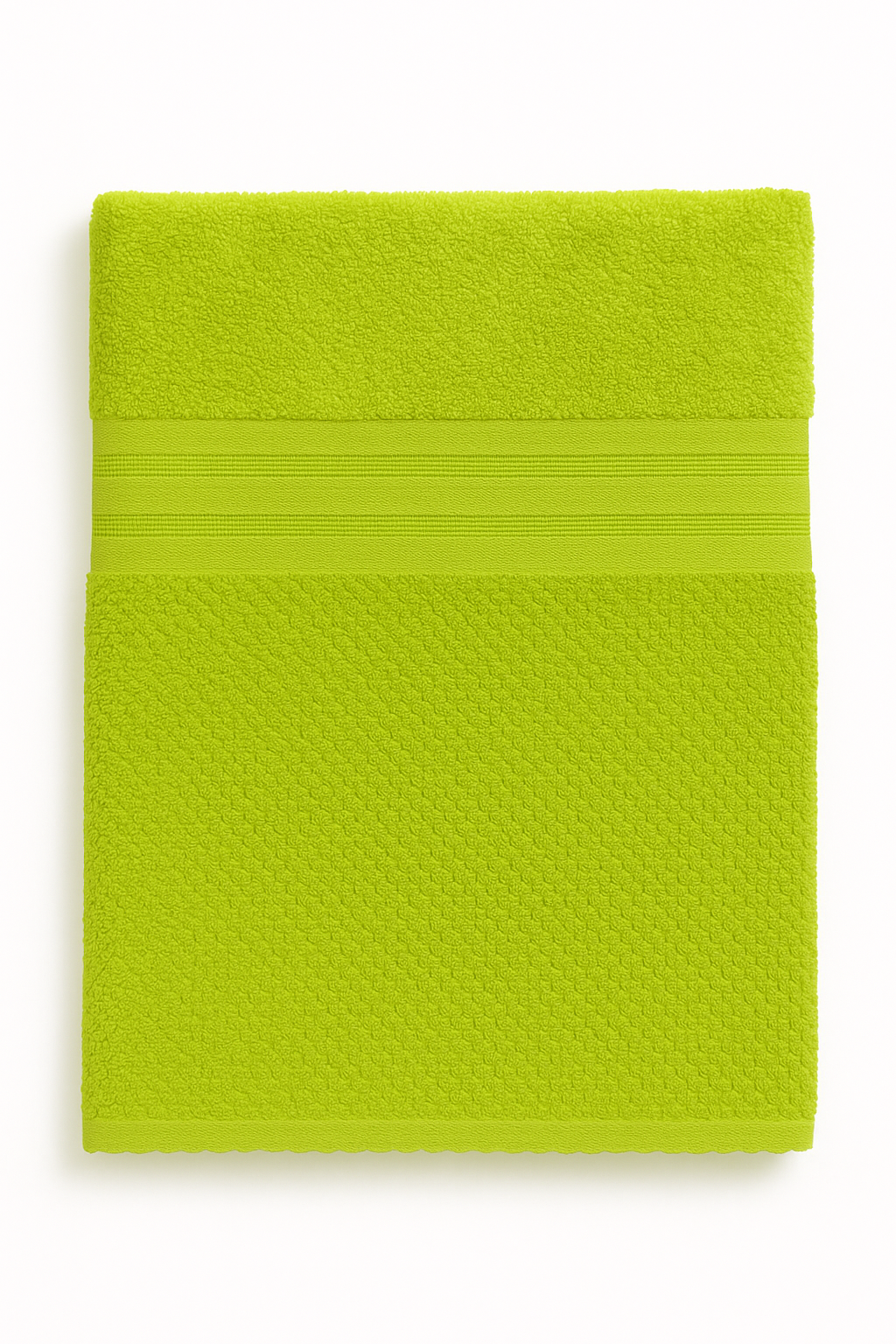 TOALLA GAMUZA MEDIO BAÑO VERDE 70X140