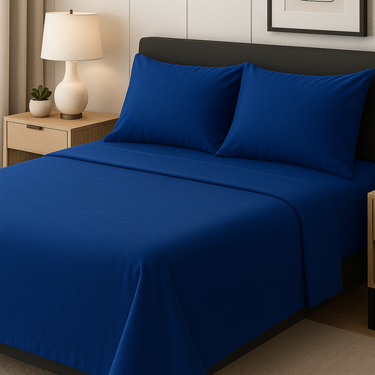 SABANA 2800 BAMBOO TOUCH MATRIMONIAL AZUL REY