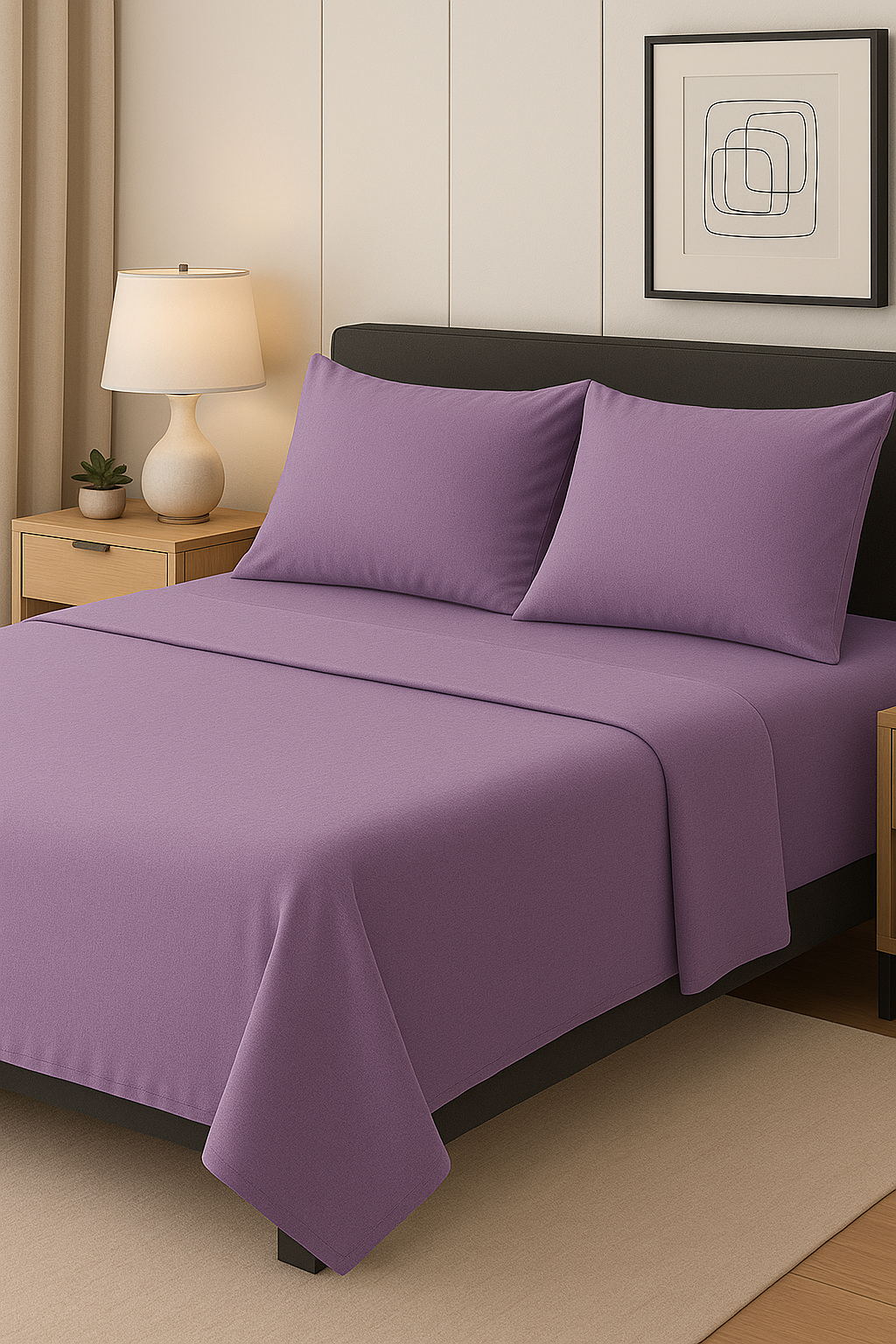 SABANA 2800 BAMBOO TOUCH MATRIMONIAL LILA