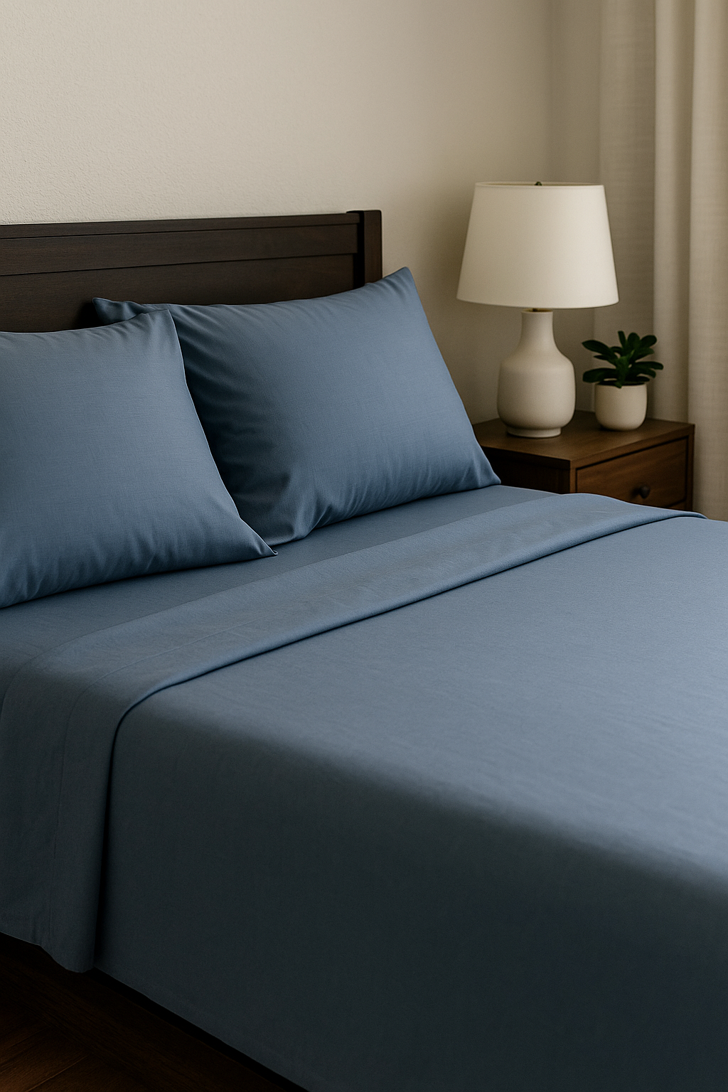 SABANA 2800 BAMBOO TOUCH MATRIMONIAL AZUL ACRERO