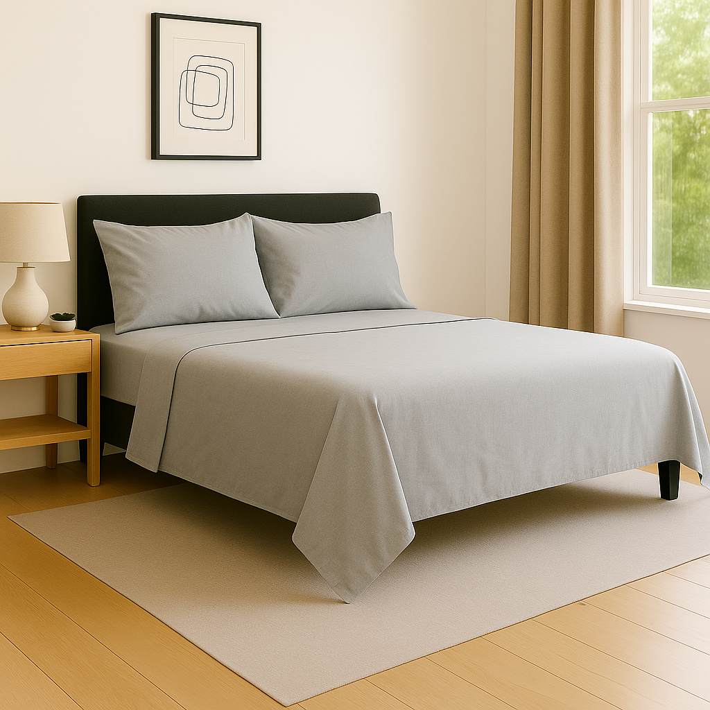 SABANA 2800 BAMBOO TOUCH MATRIMONIAL GRIS PLATA