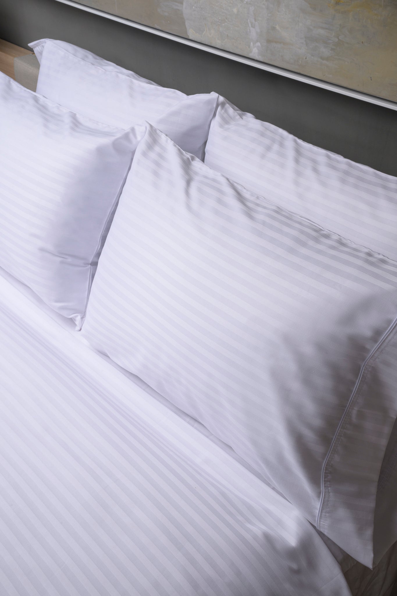 SÁBANA PILY HOME KING SIZE BLANCA LISTADA