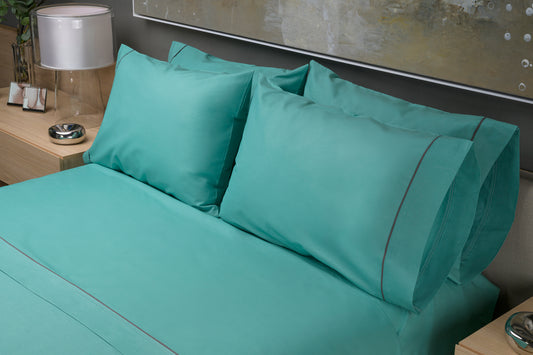 SABANA PILY QUEEN SIZE VERDE JADE