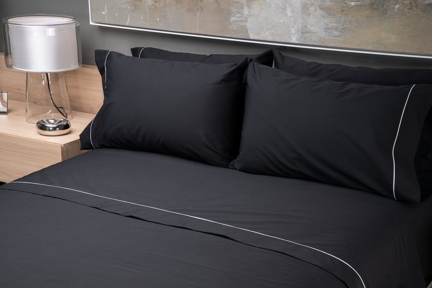 SABANA PILY 50 KING SIZE NEGRA