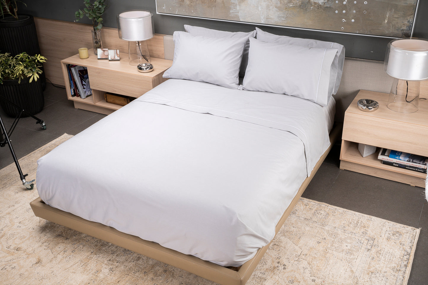 SABANA PILY 50 MATRIMONIAL GRIS PLATA