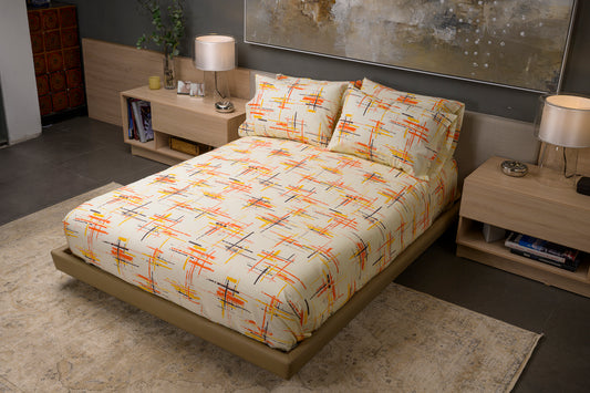 SABANA PILY 50 MATRIMONIAL 256 NARANJA