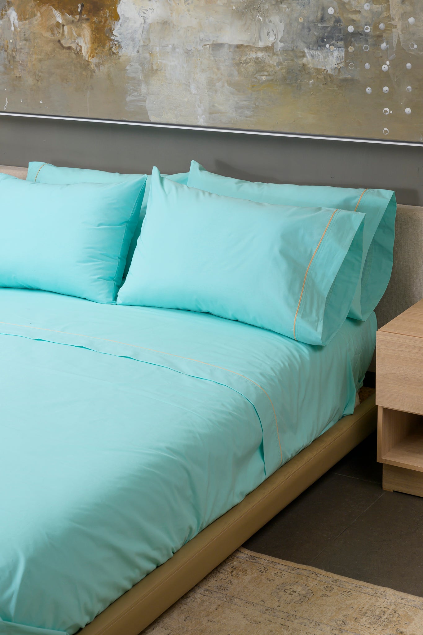 SÁBANA PILY HOME QUEEN SIZE AQUA