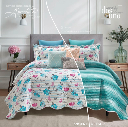 COLCHA APREZZIO KING SIZE ESTAMPADA BELLINI