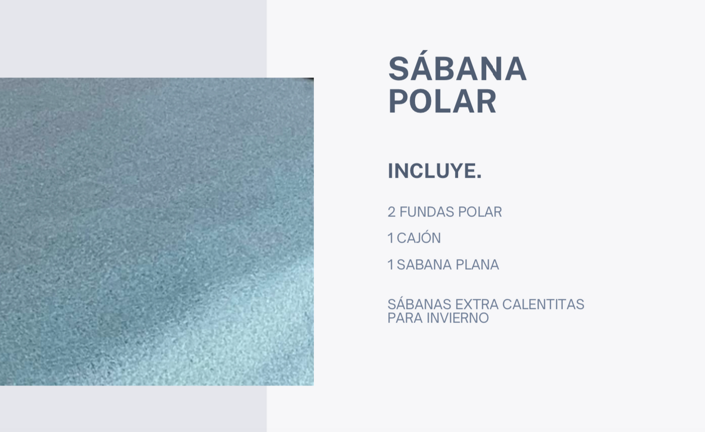 SABANA POLAR PILY MATRIMONIAL GRIS OXFORD