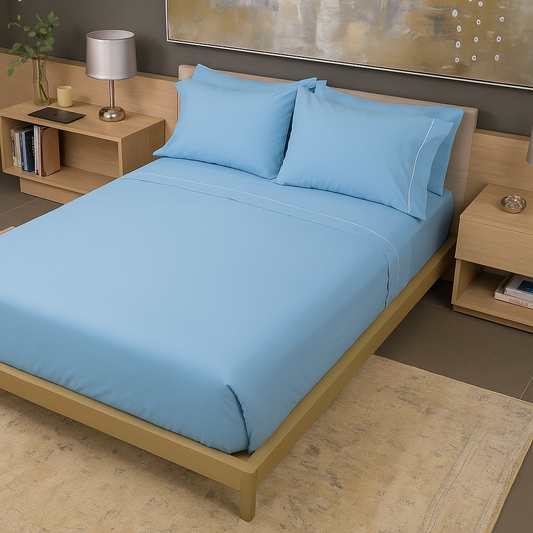 SÁBANA PILY HOME INDIVIDUAL AZUL CIELO