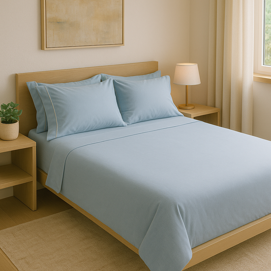 SÁBANA PILY HOME QUEEN SIZE AZUL CIELO