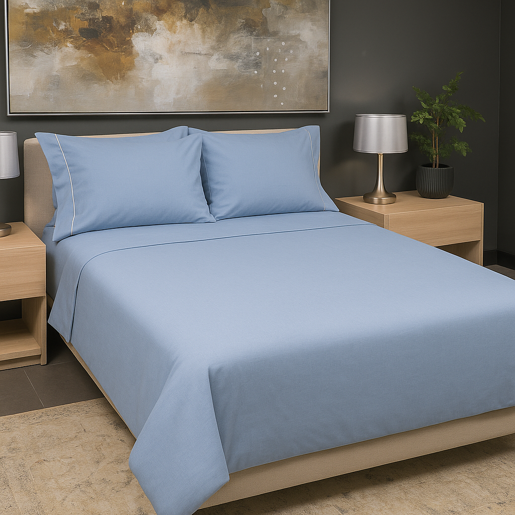 SABANA PILY HOME JUMBO KING SIZE AZUL CIELO