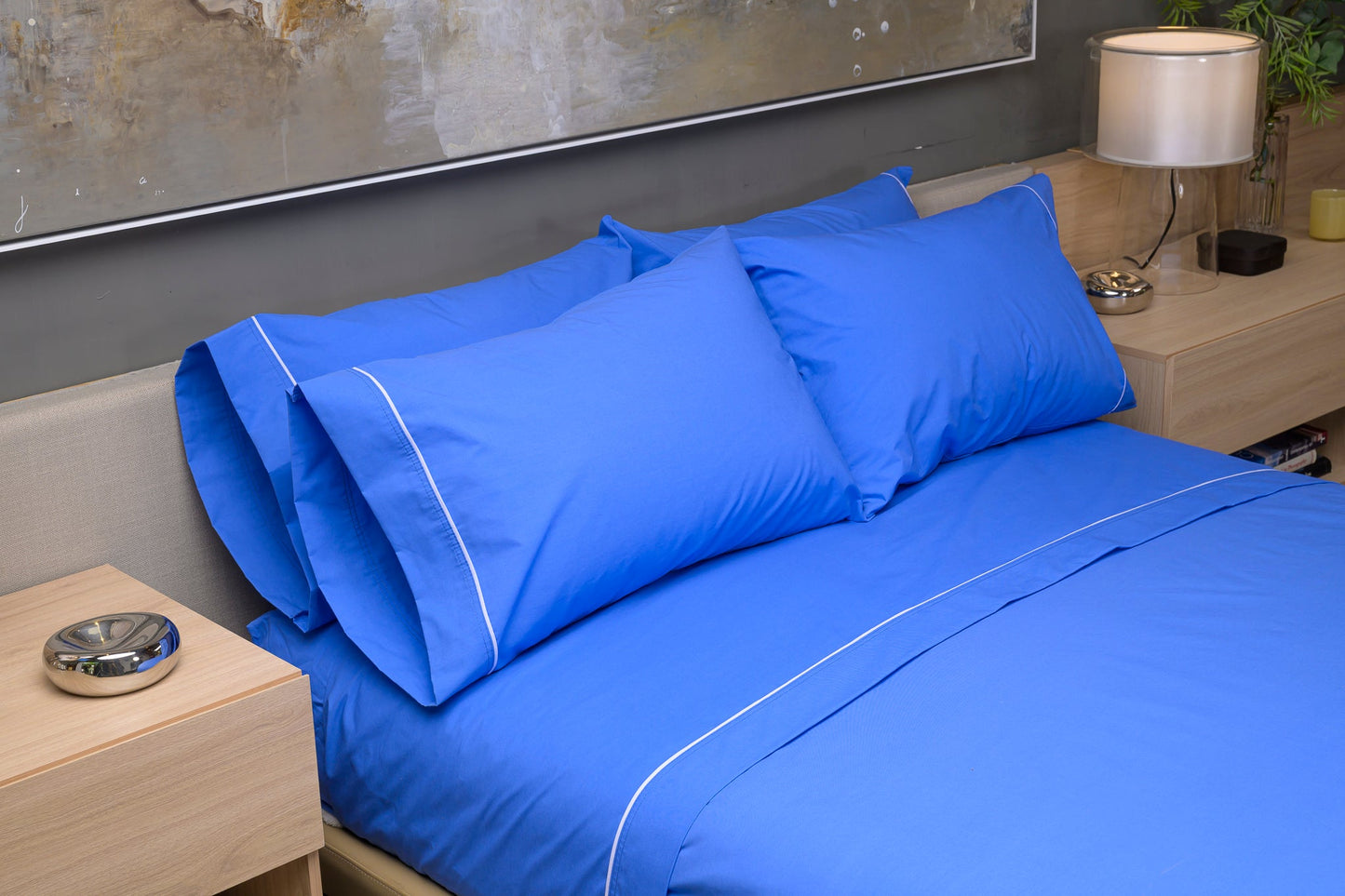 SÁBANA PILY HOME QUEEN SIZE AZUL FRANCIA